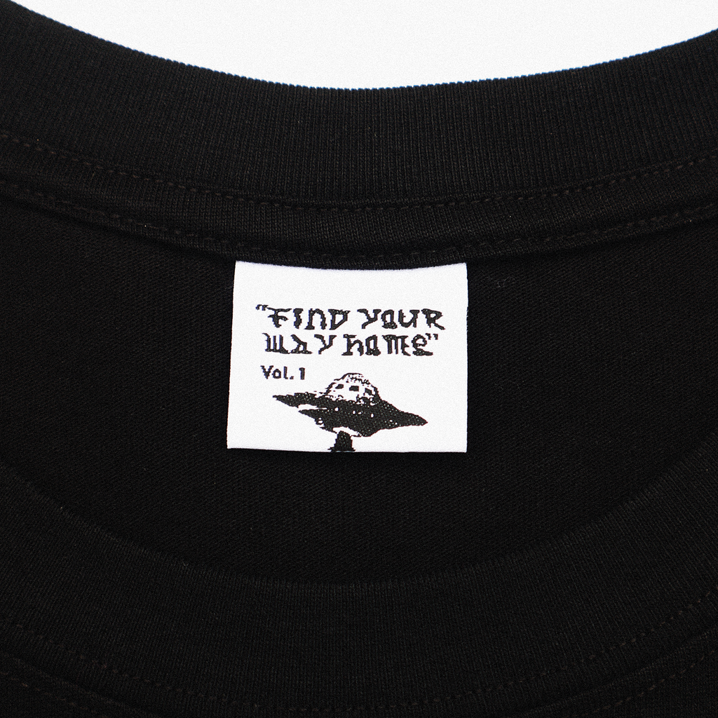 Find Your Way Home Black Tee