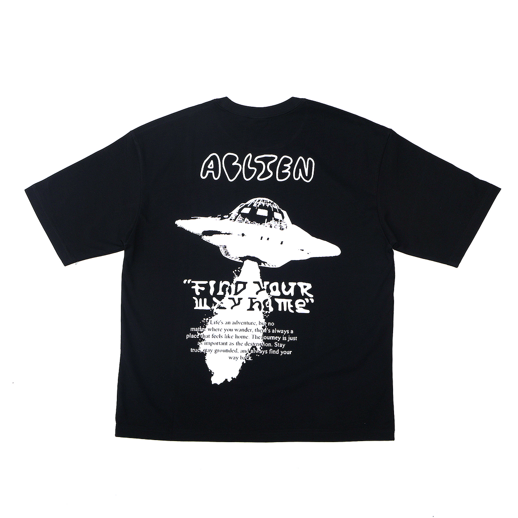 Find Your Way Home Black Tee