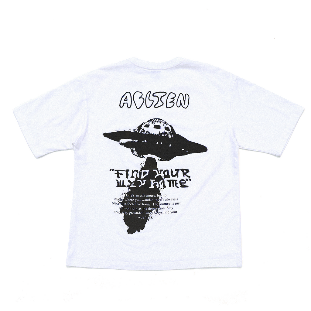 Find Your Way Home White Tee