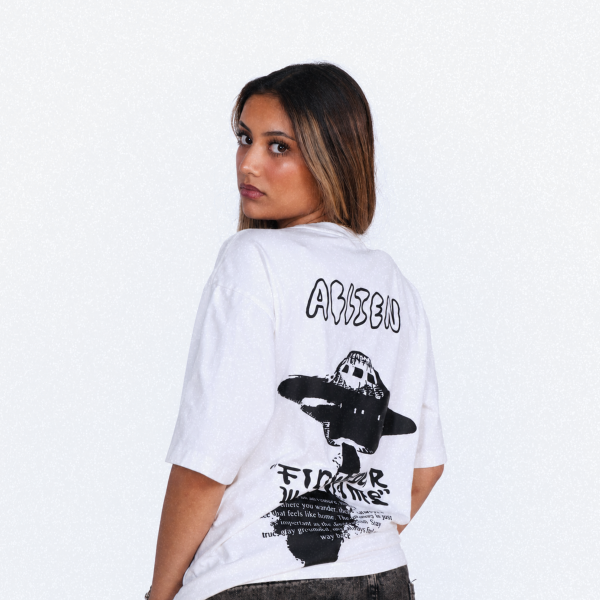 Find Your Way Home White Tee